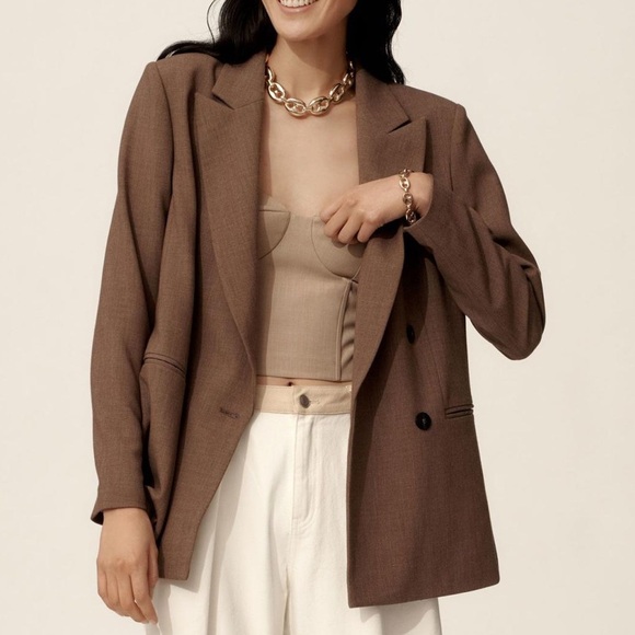 Maeve Anthropologie Oversized Blazer Jacket Size XXS - Picture 1 of 11